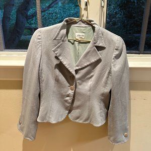 Armani Collezioni (Made in Italy) Chic Blazer, Size 8, Light Blue